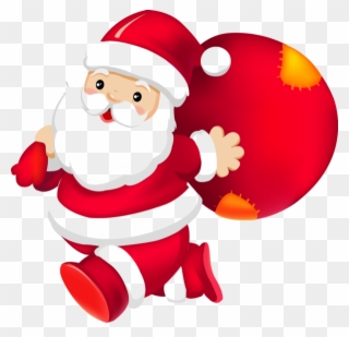 Pere Noel,santa, Christmas - Happy New Year Rugby Clipart