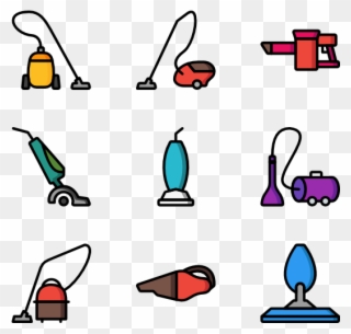 Cartoon Vacuum Clipart - Vacuum Cleaner Logo - Png Download