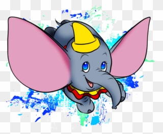 Dumbo Dumbo Disney, Walt Disney Characters, Cartoon - Dumbo Clip Art Transparent - Png Download
