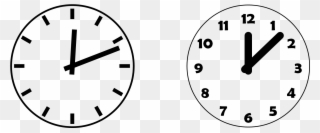 Clock Outline - Clock Symbols Clipart