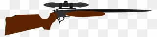 Rifle Shooting Hunting Weapon Firearm - Hunting Rifle Clipart Png Transparent Png