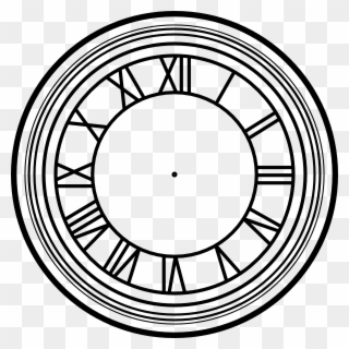 Blank Clock Face - Back To The Future Clock Face Clipart