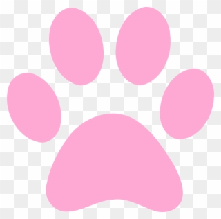 Paw Print Pictures Free Download Clip Art Free Clip - Dog Paw Print Pink - Png Download