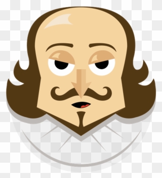 Actor Clipart Shakespeare - Shakespeare Emoji - Png Download