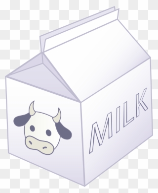 School Milk Carton Clipart Free Clip Art Images - Milk Cartoon Transparent - Png Download