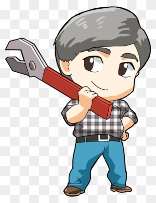 Janitor Clipart Community Helper - Cartoon - Png Download