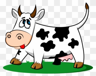 Beef Cattle Milk Holstein Friesian Cattle Ox Dairy - Milk Cow Clipart - Png Download