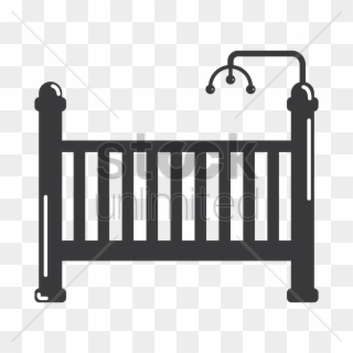 Baby Crib Clipart Cots Infant Clip Art - Infant Bed - Png Download