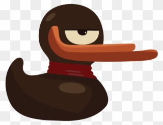 Psst, Vectors Are The Way Of The Future - Smug Duck Clipart