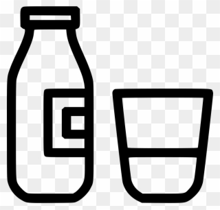 Bottle Svg Png Icon Free Download Comments - Glass Milk Bottle Clipart