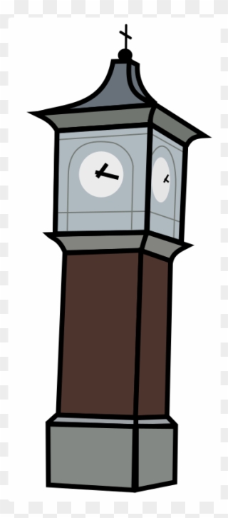 Clock Tower Lighting - Town Clock Clipart Png Transparent Png