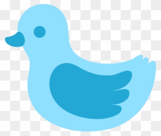 Blur Clipart Baby Bird - Baby Blue Duck Png Transparent Png