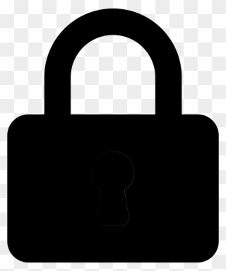 Padlock Clipart Door Lock - Lock Svg Icon - Png Download
