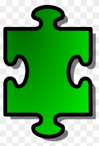 We Rock For Autism Supporting Autism Awareness And - Puzzle Piece Transparent Background Clipart