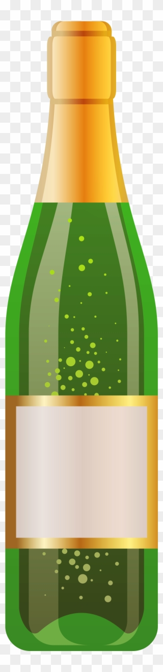 Transparent Wine Cliparts - White Wine Bottle Clipart - Png Download