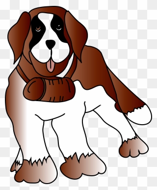Dog, Animal, Pet, Rescue, Saint Bernard, St Bernard - Saint Bernard Clip Art - Png Download