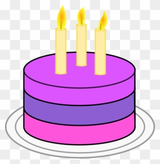 Birthday Cake Free To Use Clip Art - Simple Birthday Cake Png Transparent Png