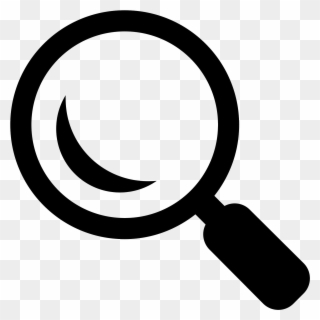 Search Magnifying Glass Icon - Black Search Icon Png Clipart