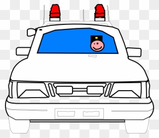 Police Car Clip Art - Png Download