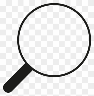 Search Magnifying Glass Icon - Magnifying Glass Icon Clipart
