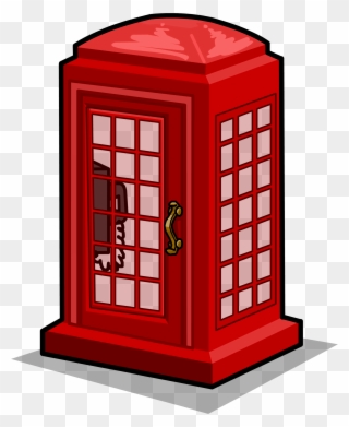 Png Photo, Telephone Booth, Clip Art, Illustrations - Telephone Booth Club Penguin Transparent Png
