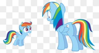 My Little Pony Xvi - Mlp Rainbow Dash Applejack Butt Clipart