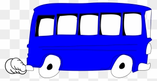 Pollution Bus Free Collection - Blue Bus Clip Art Png Transparent Png