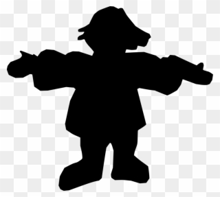 Silhouette Gosi Puppet The Adventures Of Pinocchio - Silhouette Hand Puppet Clipart