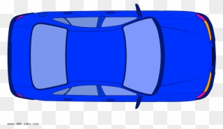 Blue Car Clipart Up View - Машина Вид Сверху Вектор - Png Download