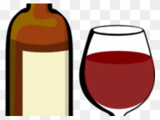 Wine Clipart Public Domain - Clipart Red Wine Glass - Png Download