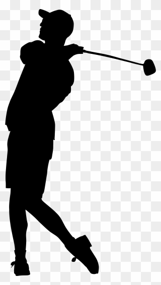Golf Stroke Mechanics Golf Clubs Drive Golf Balls - Golfer Silhouette Clipart