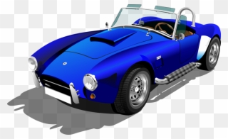 Public Domain Clip Art Image Blue Shelby Cobra Id - Sport Cars Clip Art - Png Download