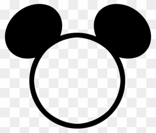 Mickey Mouse Head Outline Png - Mickey Mouse Head Frame Clipart