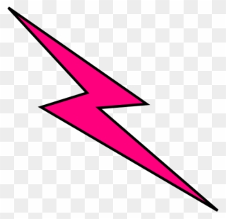 Collection Of Free Bolted Clip Art Free Download - Pink Lightning Bolt Png Transparent Png