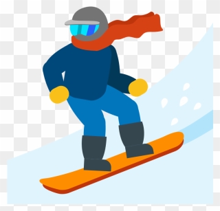 Ski Emoji Png Clipart Skiing Snowboarding Clip Art - Ski Emoji Transparent Png