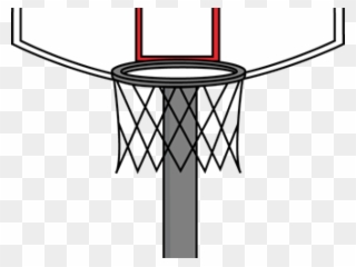 Ring Clipart Basket Ball - Basketball Net With Stand Clipart - Png Download