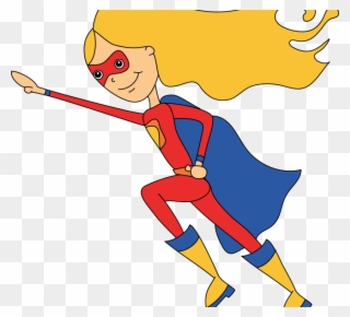 Impressive Idea Superhero Clip Art Girl Super Hero - Super Hero Clip Art Png Transparent Png