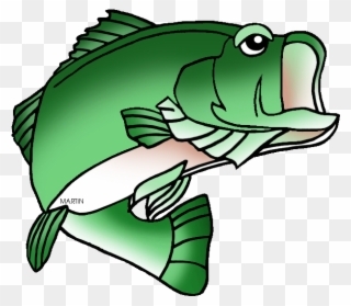 Florida State Freshwater Fish Largemouth Bass - Fresh Water Fish Clipart - Png Download