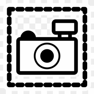 Camera Computer Icons Drawing Black And White - Eraser Tool Of Computer Clipart