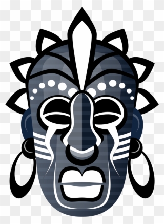 Abstract Tribal Mask 3 1969px 294 - African Tribal Masks Designs Clipart