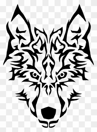 Arctic Wolf Dog Tribe Canidae Computer Icons - Wolf Tribal Png Clipart