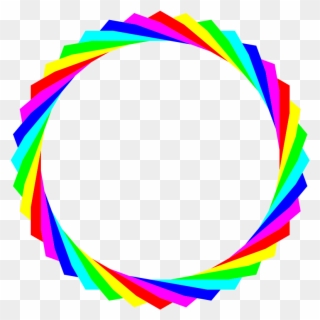 Rainbow Circle Clip Art - Png Download