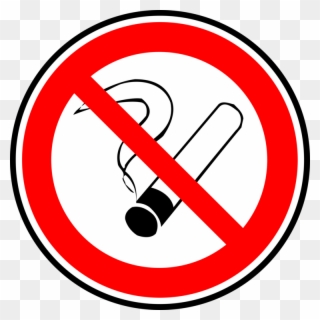 Free Vector Defense De Fumer Clip Art - Interdiction De Fumer Logo - Png Download