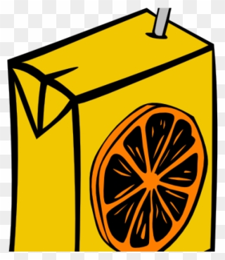 Juice Box Clip Art Orange Juice Box Clip Art Free Vector - Juice Box Clipart Png Transparent Png