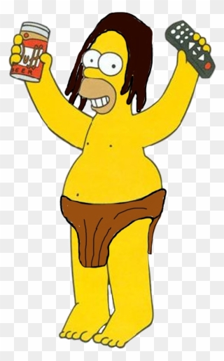 Homer Simpson As Tarzan - Homer Simpson Underwear Clipart
