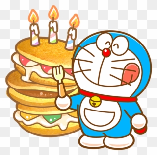 Doraemon Doraemon, Baby Drawing, Hello Kitty, Baby - Doraemon Happy Birthday Png Clipart