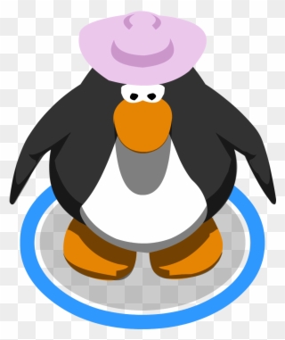 Pink Cowgirl Hat In-game - Club Penguin Hat Dance Clipart