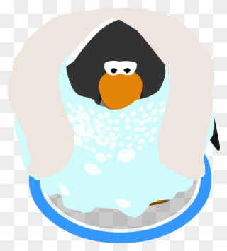 Icy Dress In-game - Club Penguin Gong Clipart