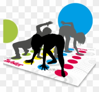 Why This Game Just A Reminder Tt A Couple Need To Adjust - Hasbro Twister Clipart