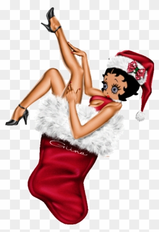 Betty Boop Vous Souhaite Un Tres Joyeux Noel , Je Vous - Betty Boop Christmas Clipart
